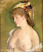 Haga click para ver la imagen ampliada manet19fra la blonde aux seins nus 1880orsay.jpg